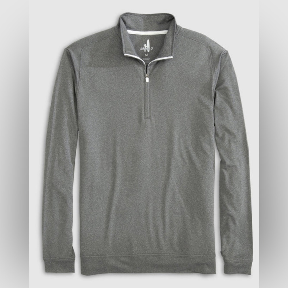 Johnnie-O Charcoal Flex Performance 1/4 Zip Pullover men’s Large NWT MRSP $98